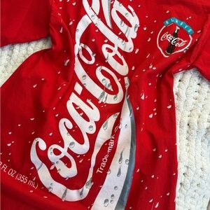 Coca-Cola Red Logo Tee with White Accents